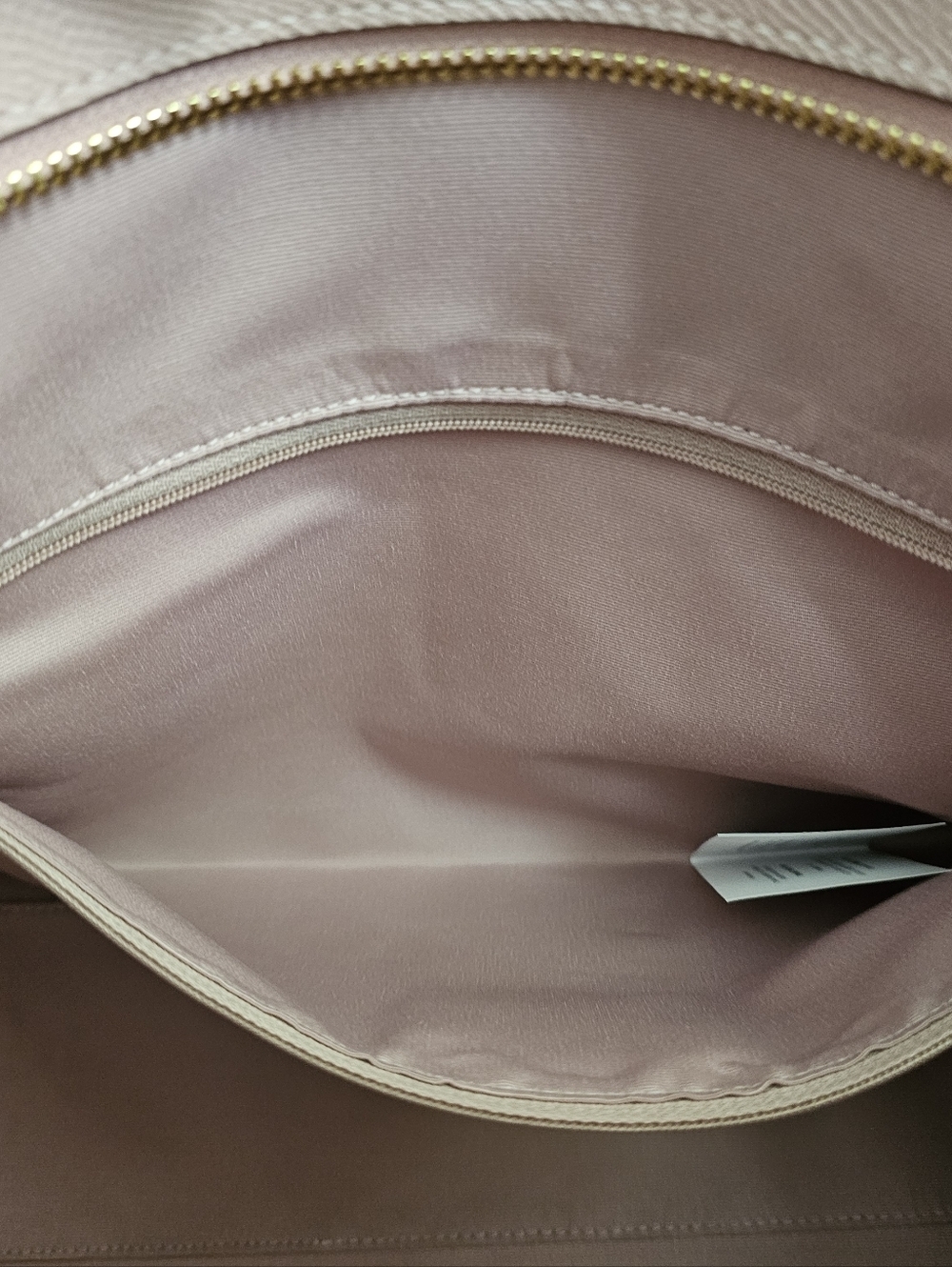 Coach Blush Pink Leather Tote with Front Pocket - Picture 13 of 13